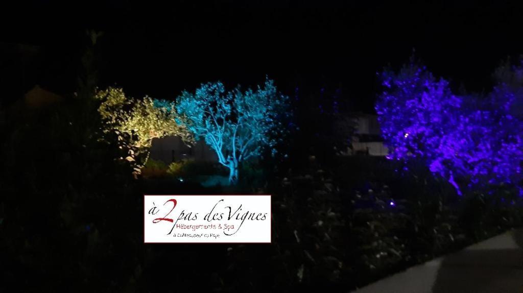A 2 Pas Des Vignes, Hebergements Et Spa, Maison Numero 6, A Chateauneuf Du Pape Exterior photo
